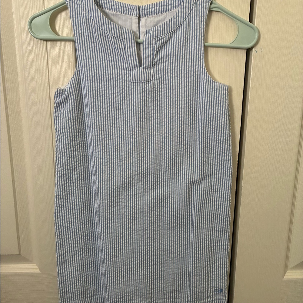 Vineyard Vines Blue and White Striped Kids Casual Dress